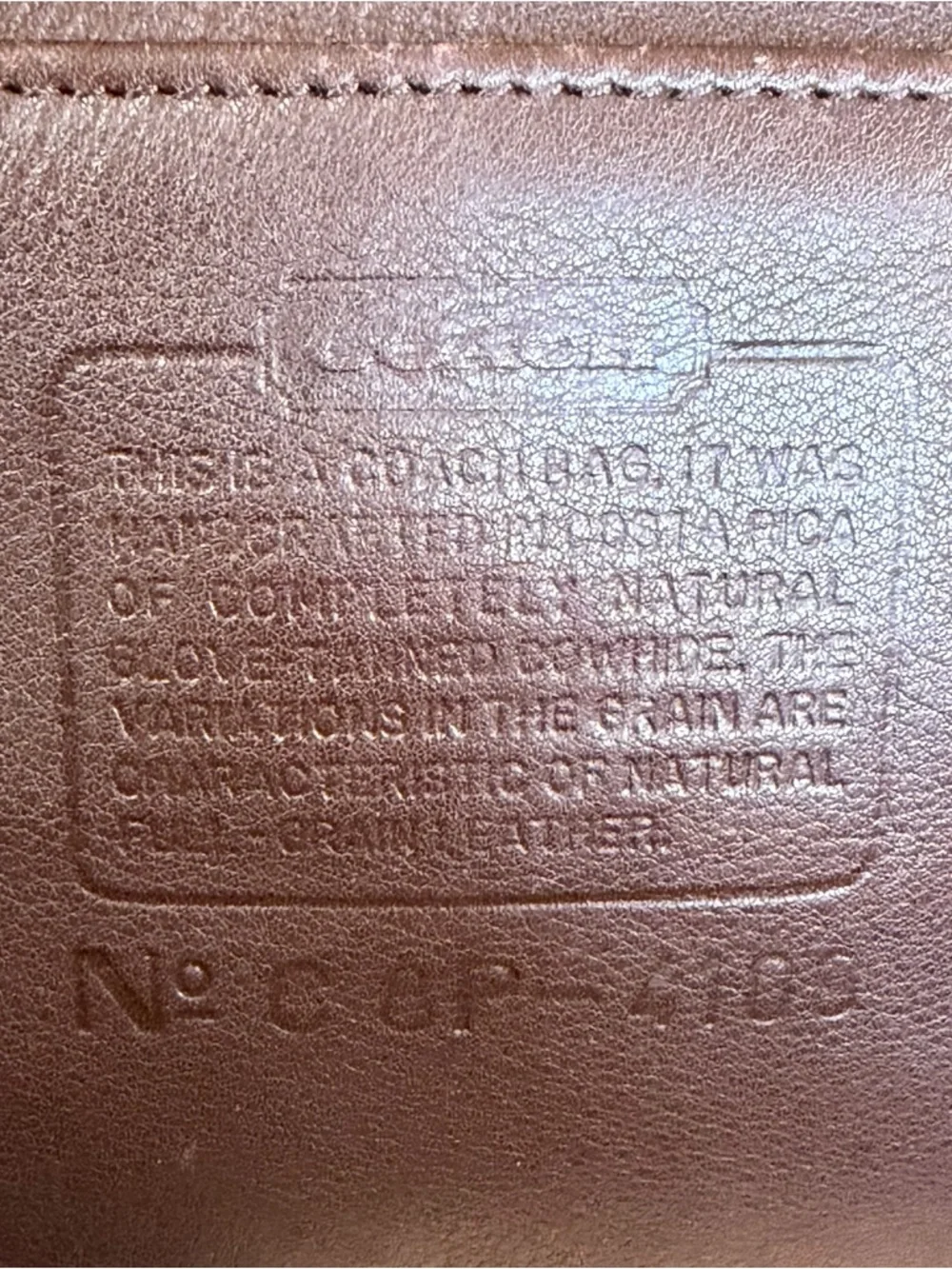 Vintage COACH SoHo Small Satchel Flap Mahogany Brown Leather Crossbody 4108 EUC - Picture 9 of 17